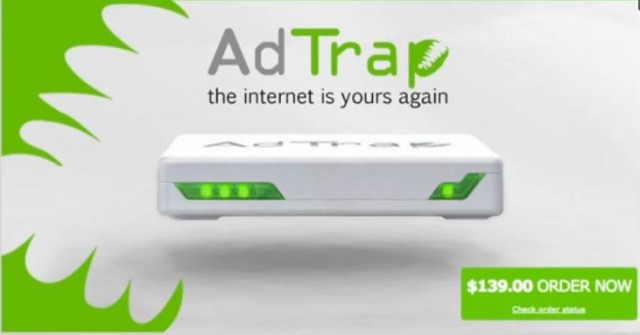 AdTrap: zariadenie, ktoré z webu odstráni reklamu